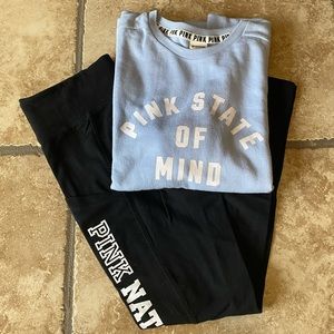 PINK Victoria’s Secret Legging Outfit Set